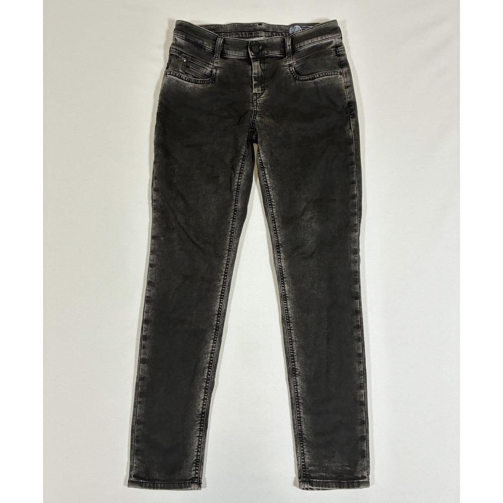 Diesel Belthy-Ne 084HH JoggJeans Dark Gray Acid Wash Straight Leg Jeans Size 27